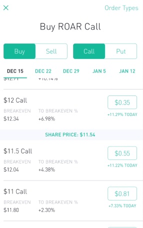 Trading Multi-leg Options with Robinhood App