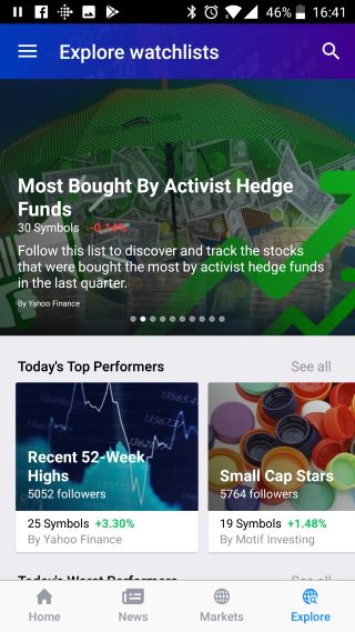 Yahoo Finance: Best Free Stock Tracking & News iPhone App