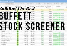 Creating the Best Buffett Stock Screener for Value Portfolios