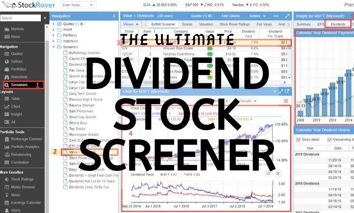 Build The Best Dividend Stock Screener