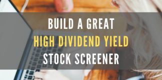 5 Steps to a High Dividend Yield Stock Screener & Strategy