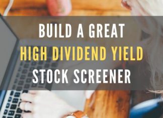 5 Steps to a High Dividend Yield Stock Screener & Strategy