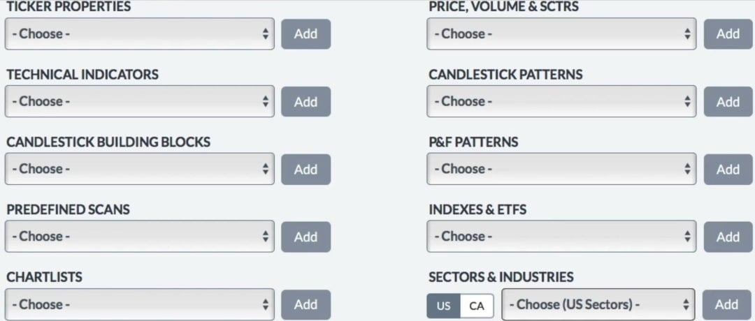 TradingView vs. StockCharts: StockCharts ACP Charting: StockCharts Pattern Scanning