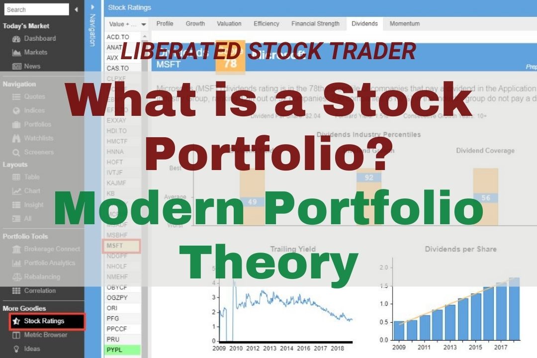 What is a Stock Portfolio? How Do I Use Modern Portfolio Theory?