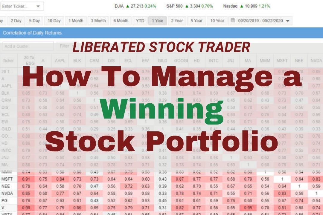 How to Manage a Stock Portfolio