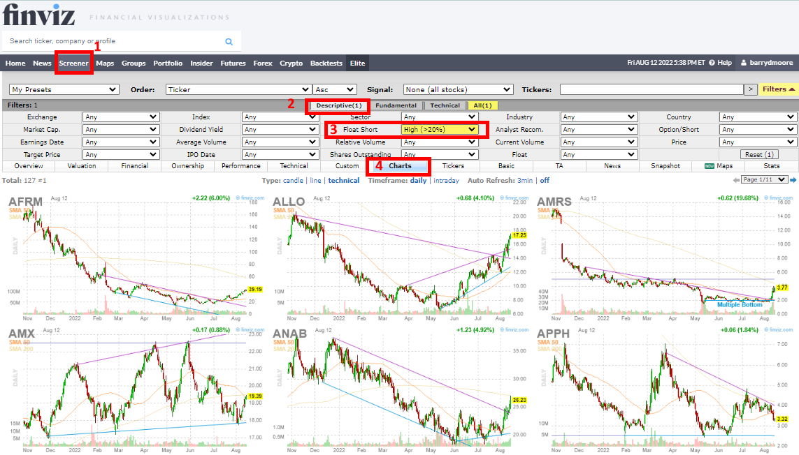 4 Steps To Screen For High Short Interest Stocks With Finviz