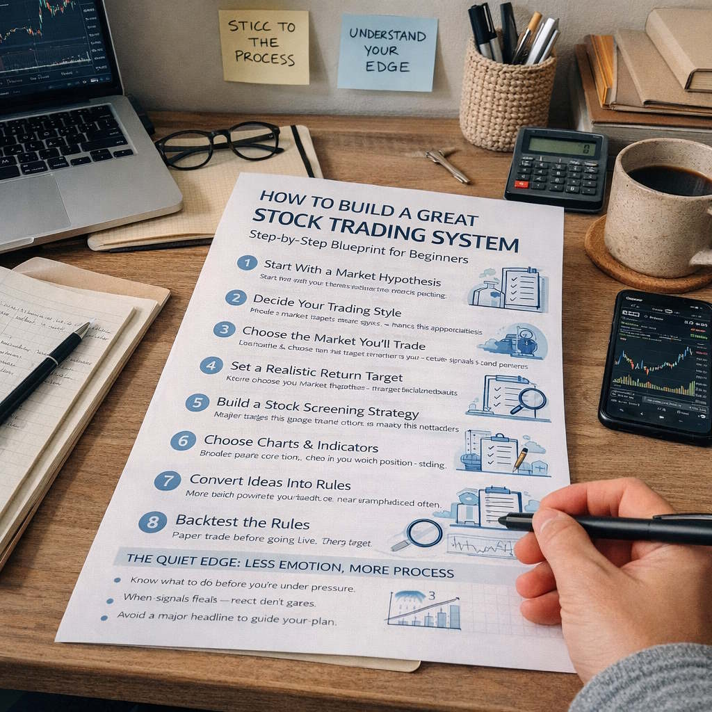 My checklist for building a stock trading system