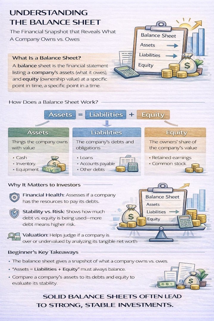 Infographic: A Complete Guide to the Balance Sheet for Investors