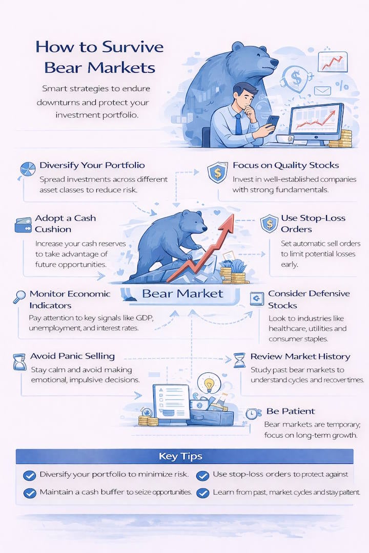 Infographic: Surviving Bear Markets Checklist